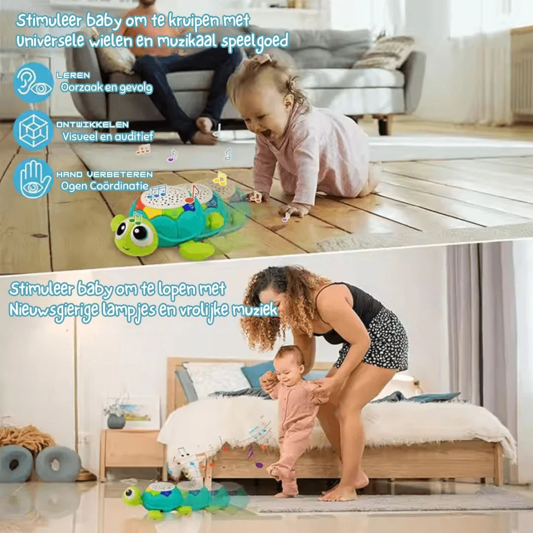 StarShell™ – Schildpad Projector Voor Kinderen Vanaf 3 Jaar – Stimuleert Kruipen