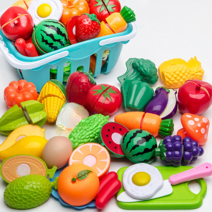 ChefPlay- Snijbare fruit- en groentespeelset