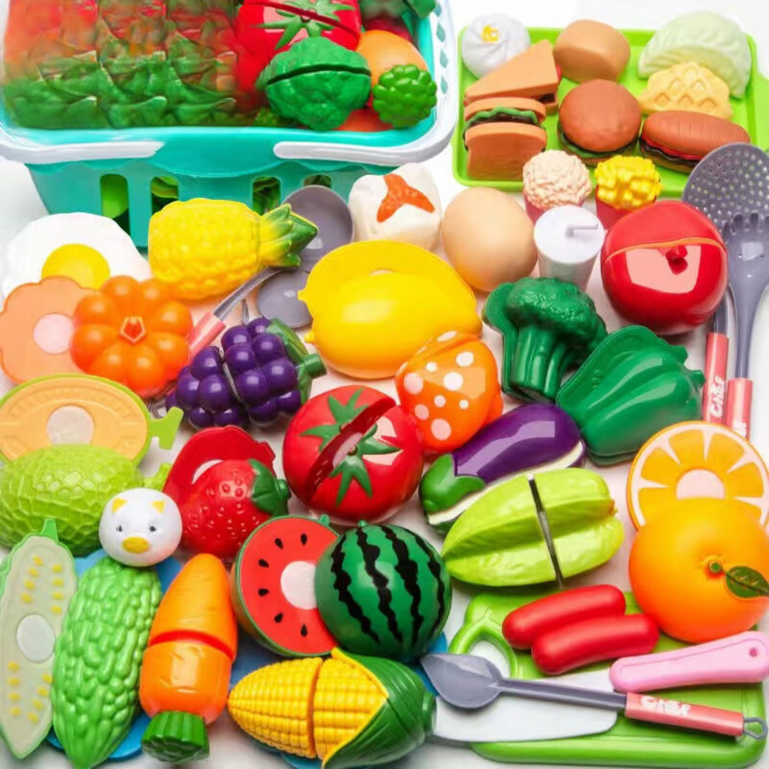 ChefPlay- Snijbare fruit- en groentespeelset