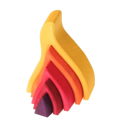 FlameForm – Houten Stapelspeelgoed voor Kinderen vanaf 3 jaar – Verbetert Ruimtelijk Denken & Balansvaardigheden