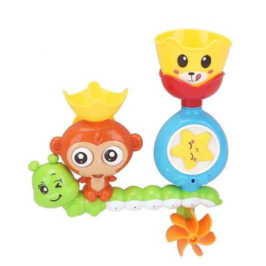 TubTwirls – Eend & Waterrad Bad Speelgoed voor Kinderen vanaf 1,5 Jaar – Stimuleert Interactief Waterplezier & Motorische Vaardigheden