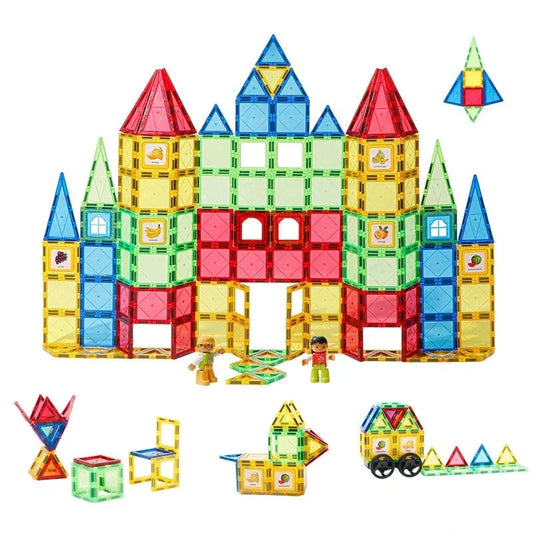 MagneTiles - Educatieve Magnetische 3D Bouwsteenset