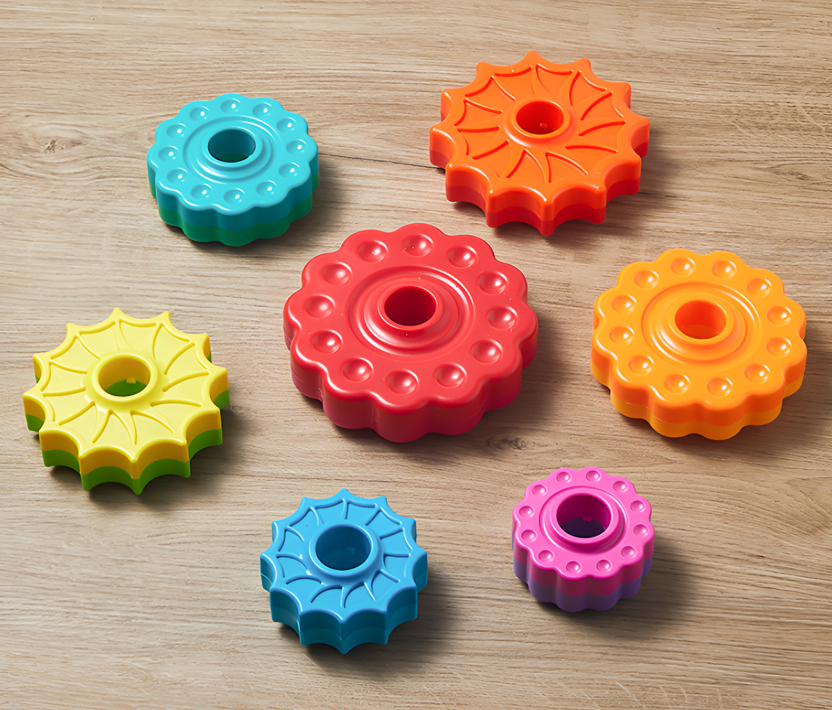 ColorSpin - Baby Spin Kleurrijke Stapeltoren