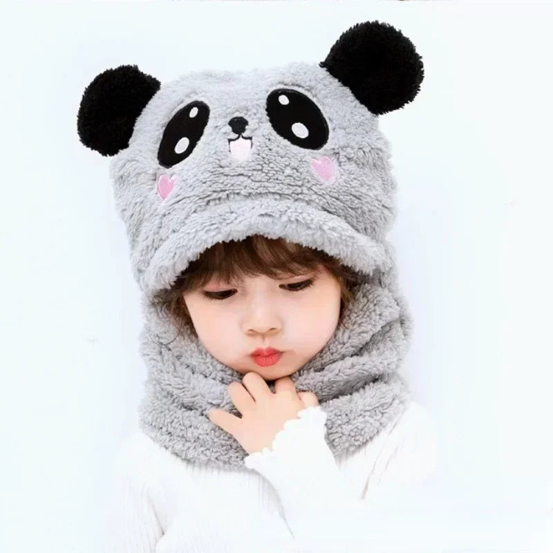 WarmWonders - Cartoon Kinder Hoed Set