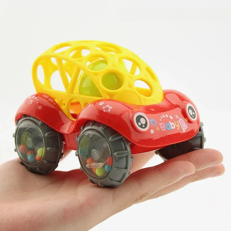RattleRover – Rollende Auto Speelgoed voor Baby's vanaf 6 Maanden – Stimuleert Kruipen & Zintuiglijk Spel