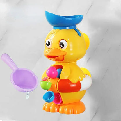 TubTwirls – Eend & Waterrad Bad Speelgoed voor Kinderen vanaf 1,5 Jaar – Stimuleert Interactief Waterplezier & Motorische Vaardigheden