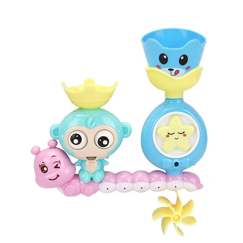 TubTwirls – Eend & Waterrad Bad Speelgoed voor Kinderen vanaf 1,5 Jaar – Stimuleert Interactief Waterplezier & Motorische Vaardigheden