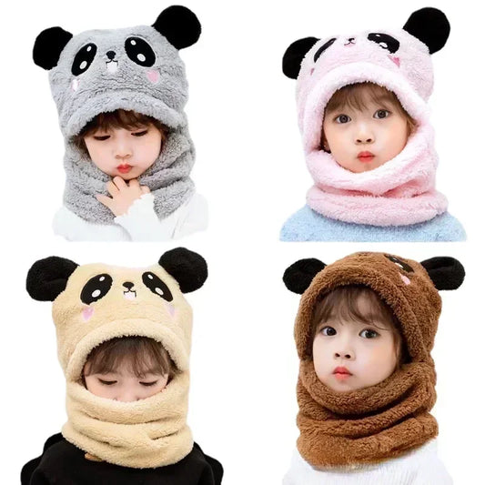 WarmWonders - Cartoon Kinder Hoed Set