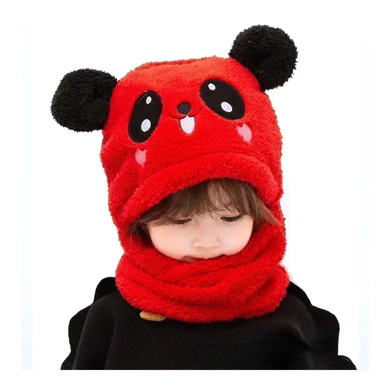 WarmWonders - Cartoon Kinder Hoed Set