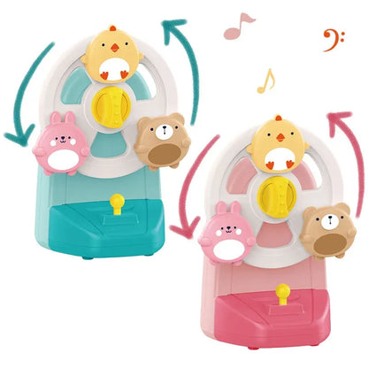 SpinChime – Dierenrad Muziekspeeltje voor Kinderen vanaf 2 Jaar – Bevordert Rust, Visueel Spel & Concentratie
