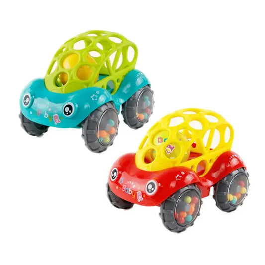 RattleRover – Rollende Auto Speelgoed voor Baby's vanaf 6 Maanden – Stimuleert Kruipen & Zintuiglijk Spel