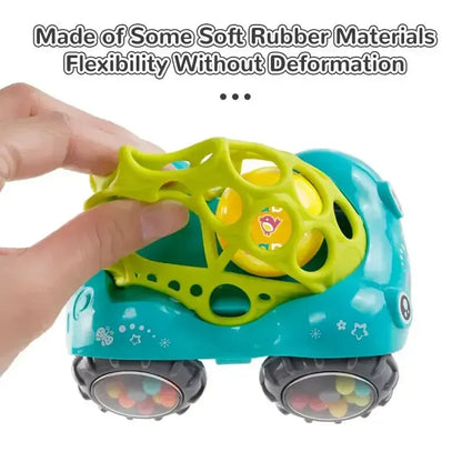 RattleRover – Rollende Auto Speelgoed voor Baby's vanaf 6 Maanden – Stimuleert Kruipen & Zintuiglijk Spel