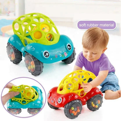 RattleRover – Rollende Auto Speelgoed voor Baby's vanaf 6 Maanden – Stimuleert Kruipen & Zintuiglijk Spel