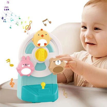 SpinChime – Dierenrad Muziekspeeltje voor Kinderen vanaf 2 Jaar – Bevordert Rust, Visueel Spel & Concentratie