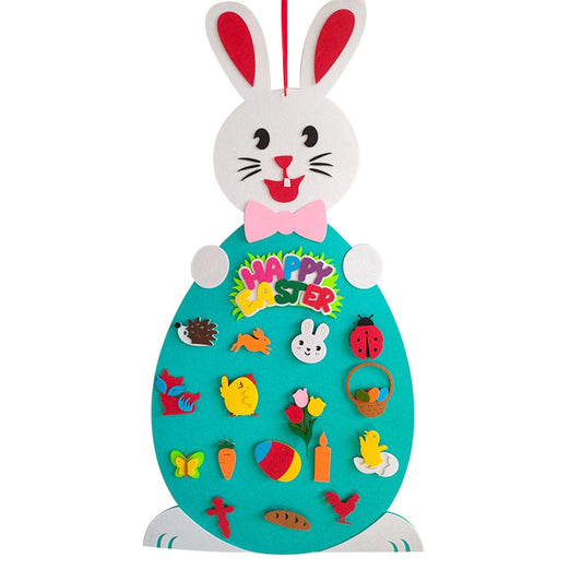 CraftyBunny- Kleuter Decoratie voor paasbord van vilt