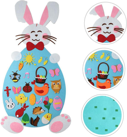 CraftyBunny- Kleuter Decoratie voor paasbord van vilt