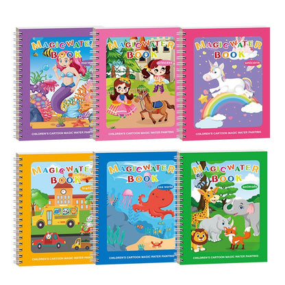 MagicDoodleBook – Herbruikbaar Water Tekenboek | Montessori | Rommelvrij Plezier | Voor Leeftijd 2–5