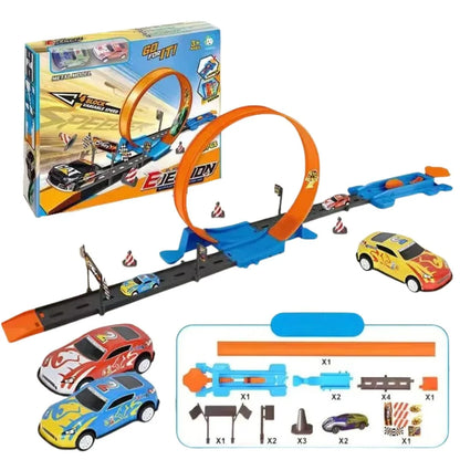 LoopRush™ - Race-set met twee banen en zwaartekrachtaandrijving