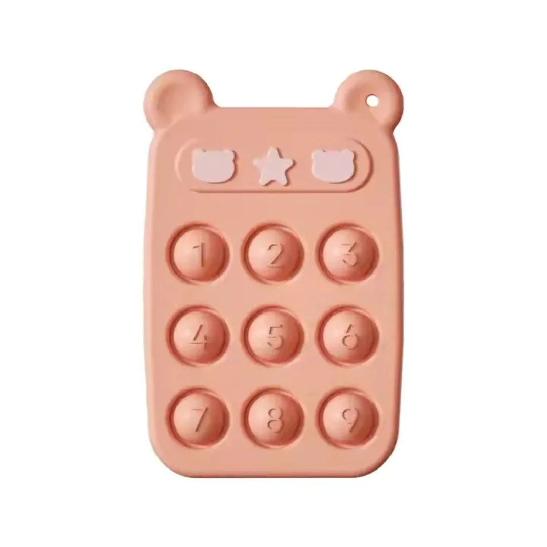 SiliPop™ - Siliconen numeriek kussentje en bijtspeeltje voor baby's