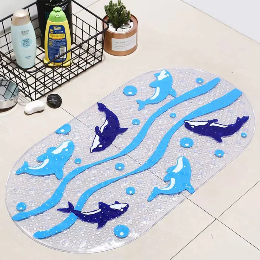 SafeSplash™ – Antislip Badtapijt met Zuignappen voor Baby's