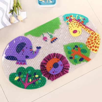 SafeSplash™ – Antislip Badtapijt met Zuignappen voor Baby's