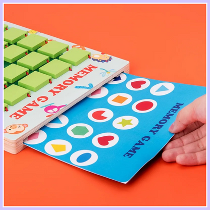 MemoMatch – Houten Geheugenspel voor Kinderen vanaf 3 Jaar – Verbetert Geheugen & Concentratie