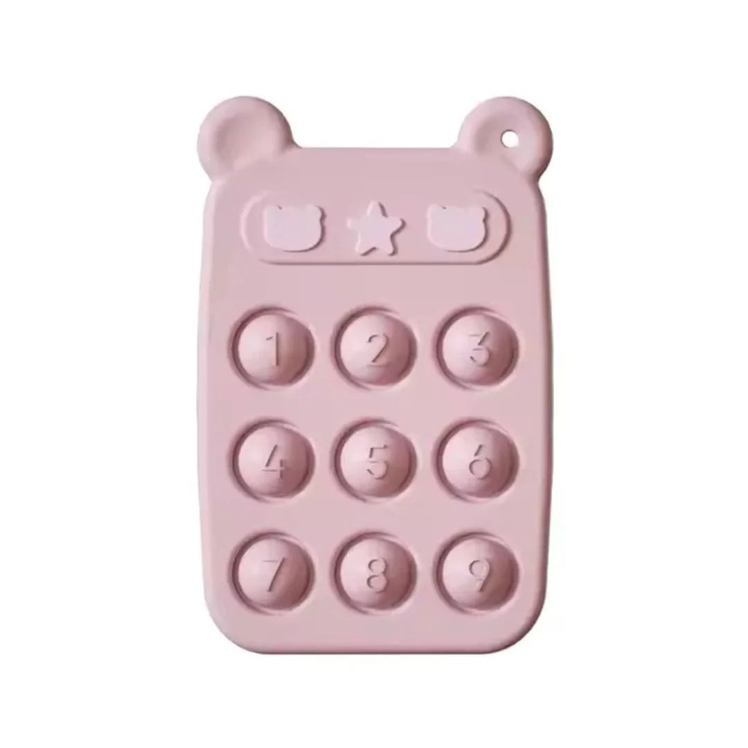 SiliPop™ - Siliconen numeriek kussentje en bijtspeeltje voor baby's
