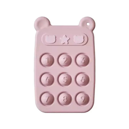SiliPop™ - Siliconen numeriek kussentje en bijtspeeltje voor baby's
