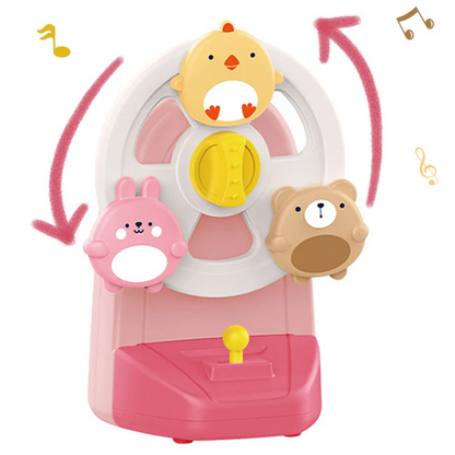 SpinChime – Dierenrad Muziekspeeltje voor Kinderen vanaf 2 Jaar – Bevordert Rust, Visueel Spel & Concentratie
