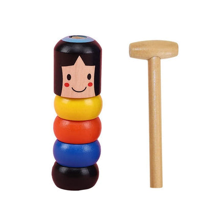 TumbleTotem – Magisch Houten Speelgoed voor Kinderen vanaf 4 Jaar – Valt Nooit Om & Verrast Elke Keer