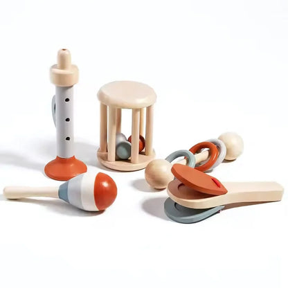 Bellzy™ – Montessori Babybel Rammelaar voor Baby’s vanaf 5 Maanden
