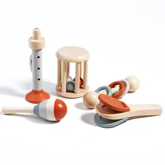 Bellzy™ – Montessori Babybel Rammelaar voor Baby’s vanaf 5 Maanden