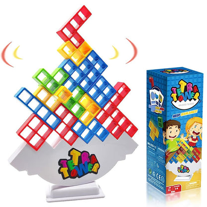 TetraMaster - Educatief Tetris Balans Toren Speelgoed