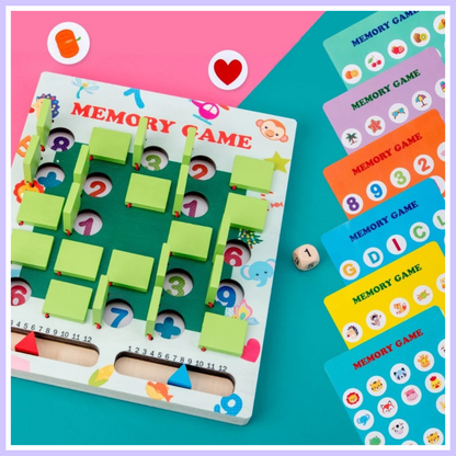 MemoMatch – Houten Geheugenspel voor Kinderen vanaf 3 Jaar – Verbetert Geheugen & Concentratie