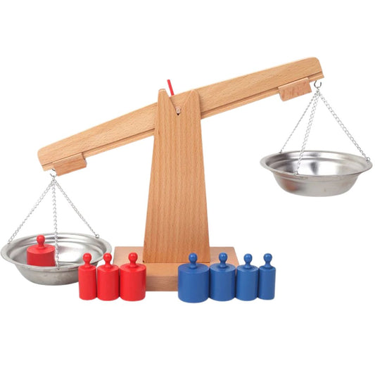 WeightWise – Montessori Balansgewichten Set voor Kinderen vanaf 3 jaar – Ontwikkelt Sensorische Logica & Massa Vergelijkingsvaardigheden