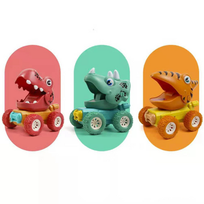 TrexTrek - Terugtrekkende Dino Monster Trucks